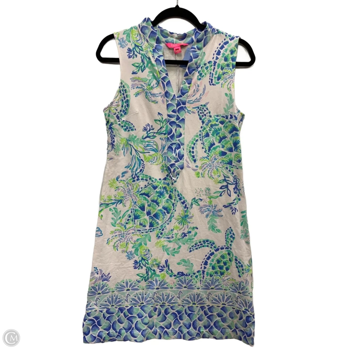 Dress Designer By Lilly Pulitzer In Teal, Size: S