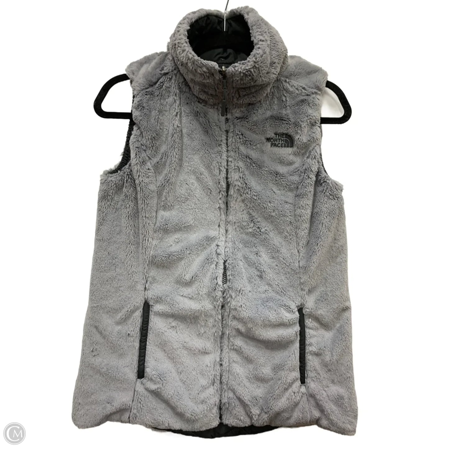 Vest Faux Fur & Sherpa By The North Face In Grey, Size: M