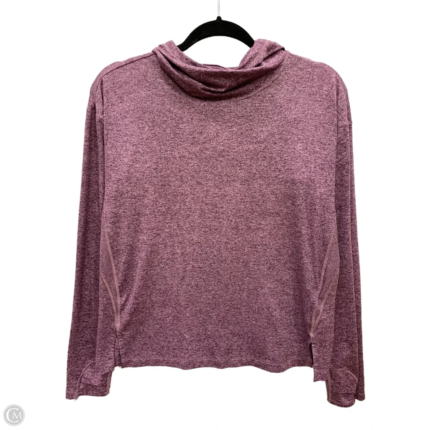 Athletic Top Long Sleeve Hoodie By Athleta In Purple, Size: S