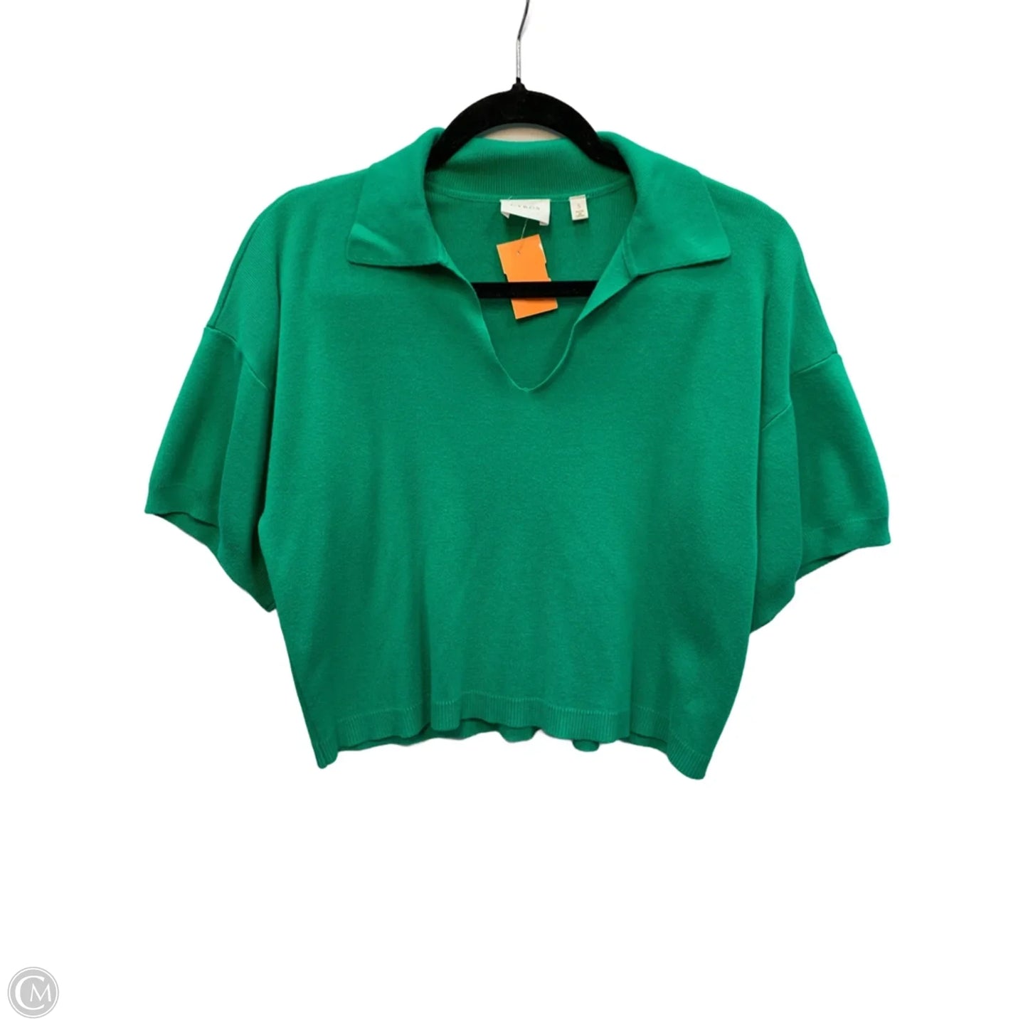 Top Short Sleeve By Cyrus In Green, Size: S