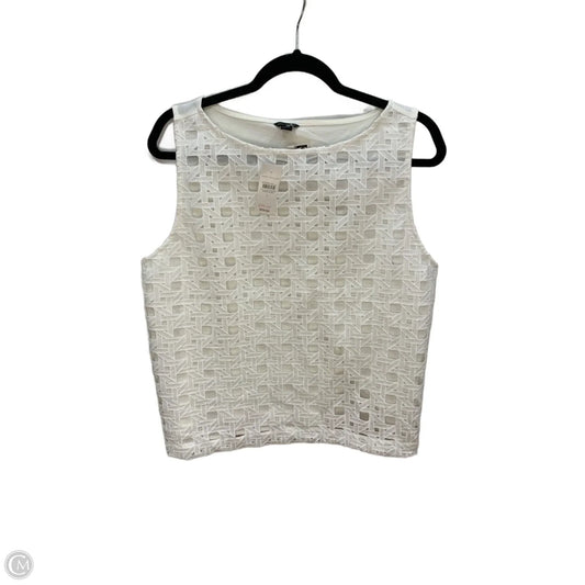 Tank Top By Ann Taylor In White, Size: L