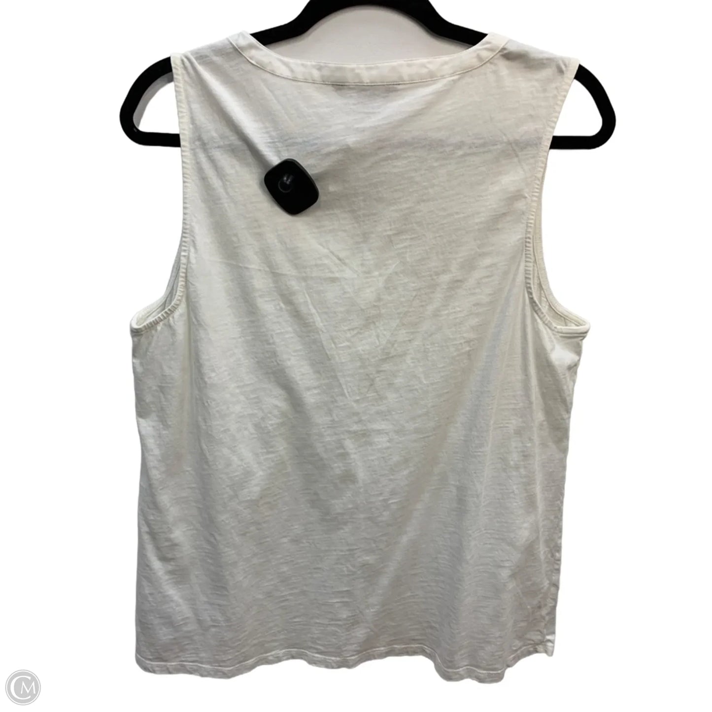 Top Sleeveless By Tommy Hilfiger In White, Size: Xl