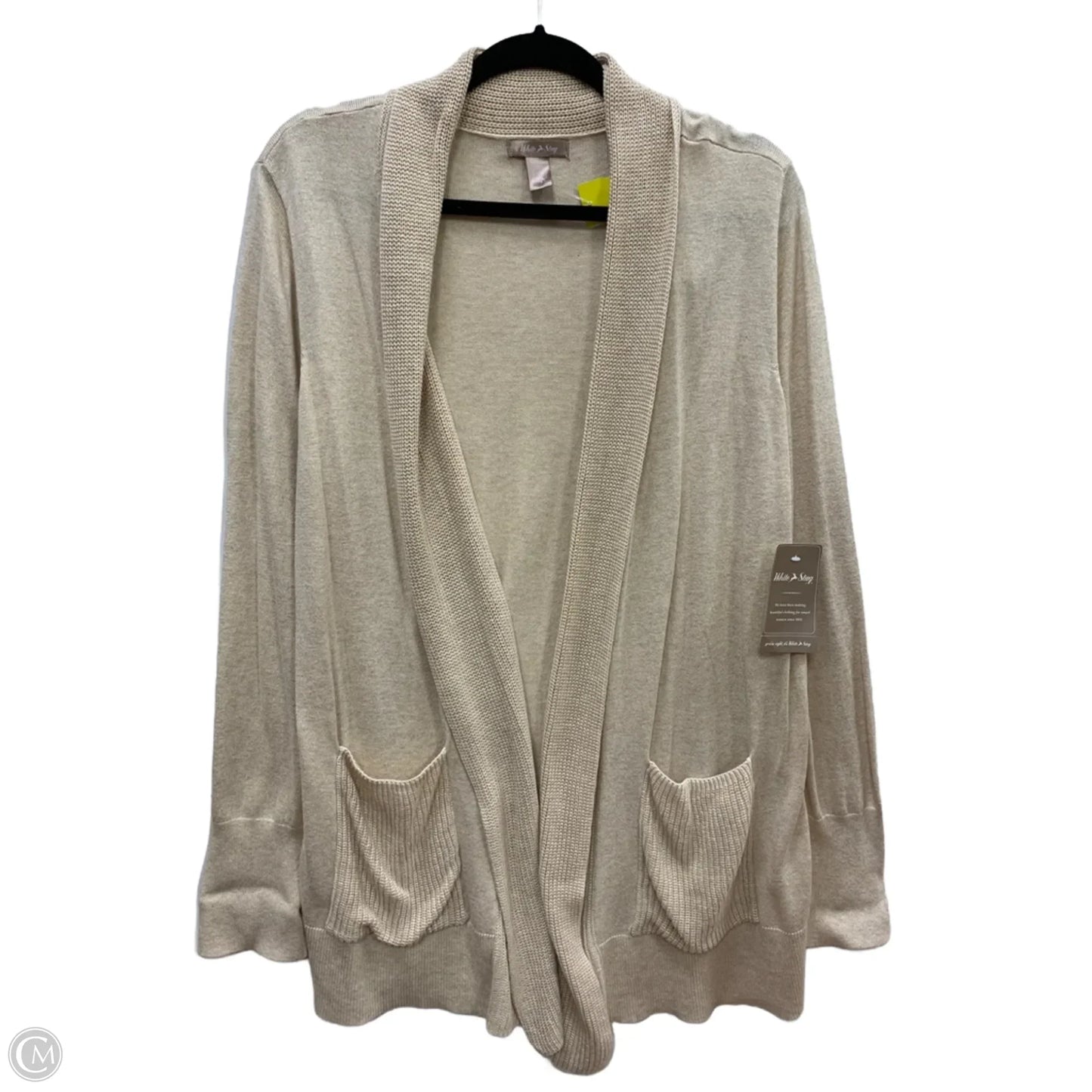 Cardigan By White Stag In Cream, Size: Xxl