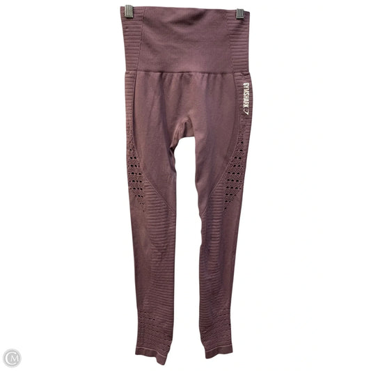 Athletic Leggings By Gym Shark In Purple, Size: Xs
