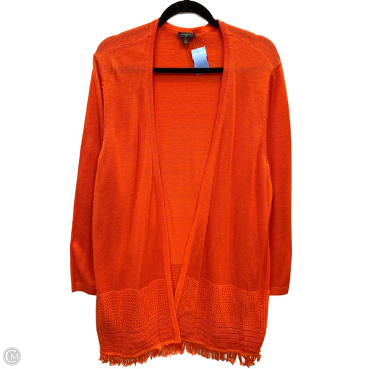 Cardigan By Talbots In Orange, Size: 2x
