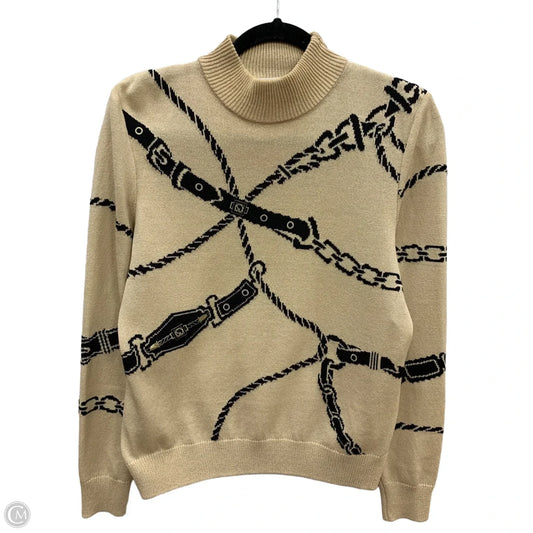 Sweater Designer By St John Collection In Tan, Size: Sp
