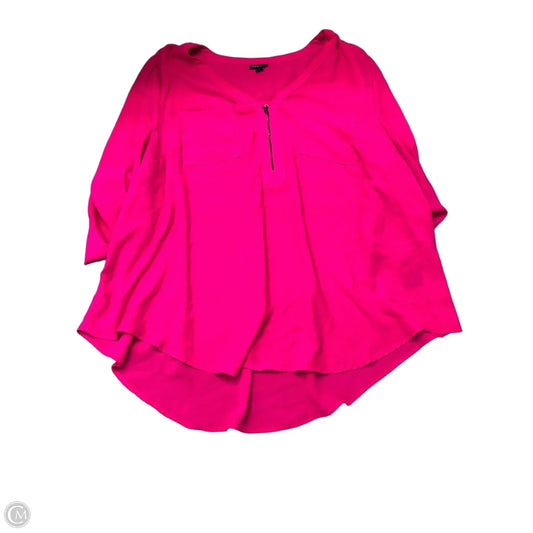 Top Long Sleeve By Torrid In Pink, Size: 0