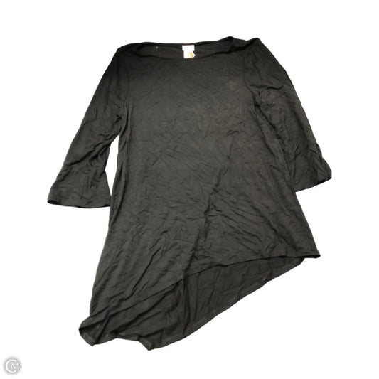 Top Long Sleeve By Chicos In Black, Size: 1x