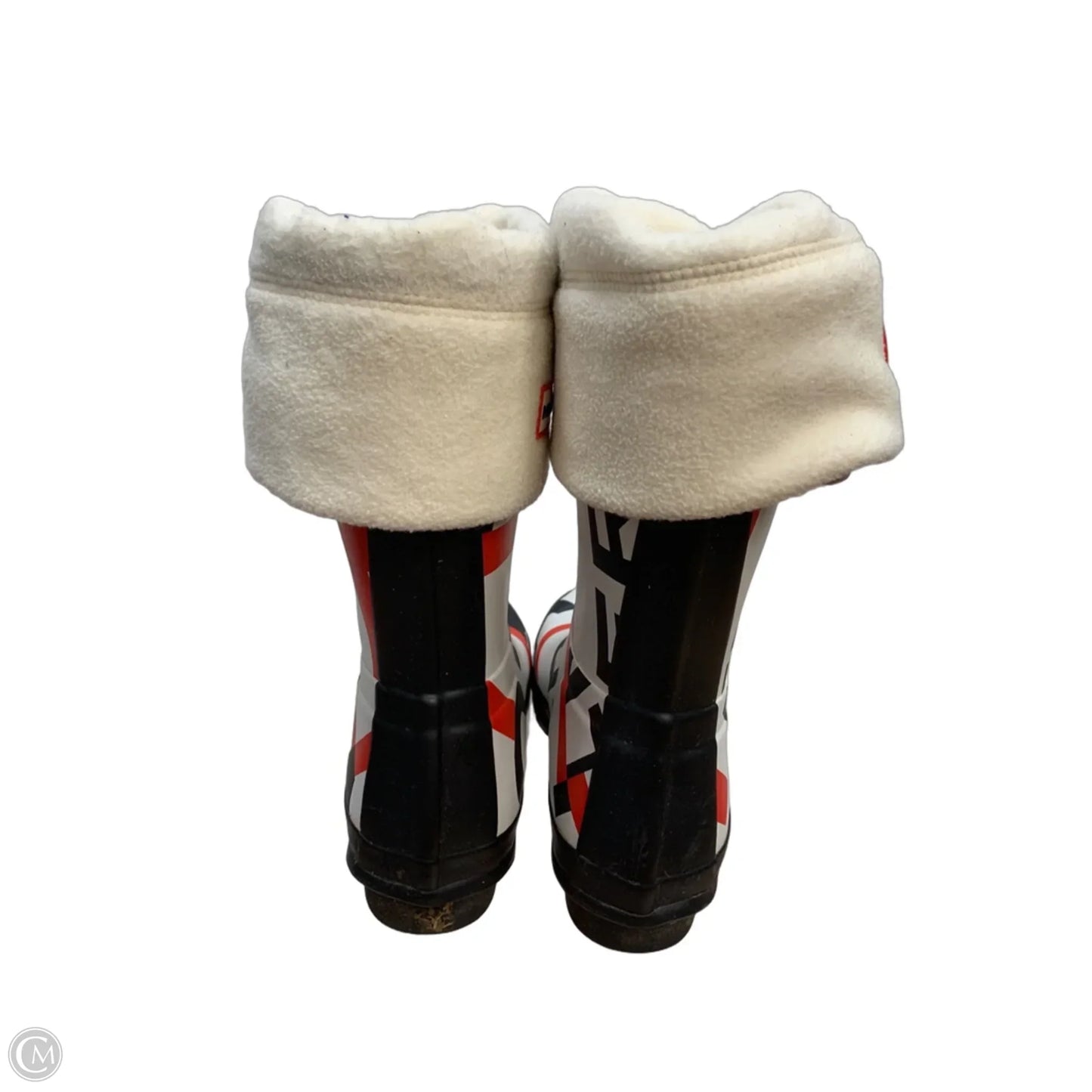 Boots Rain By Hunter In White, Size: 7