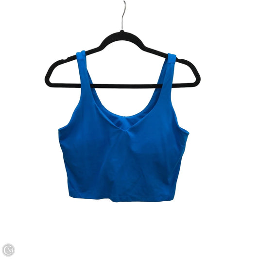 Athletic Bra By Lululemon In Blue, Size: 12