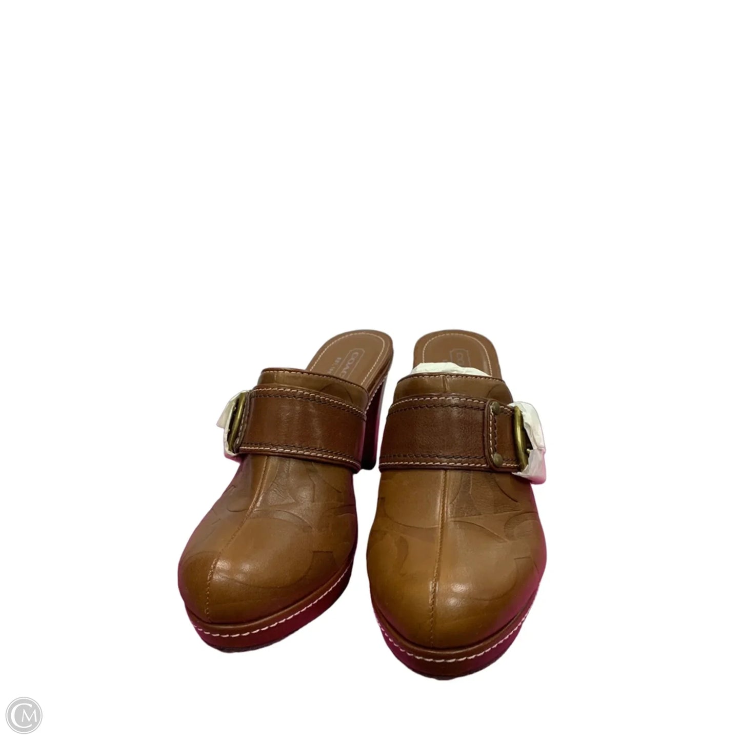 Shoes Designer By Coach In Brown, Size: 9.5