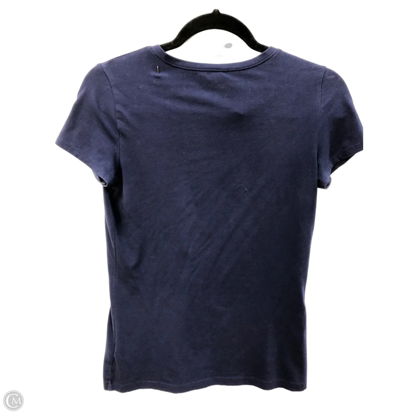 Top Short Sleeve Designer By Lilly Pulitzer In Navy, Size: Xs