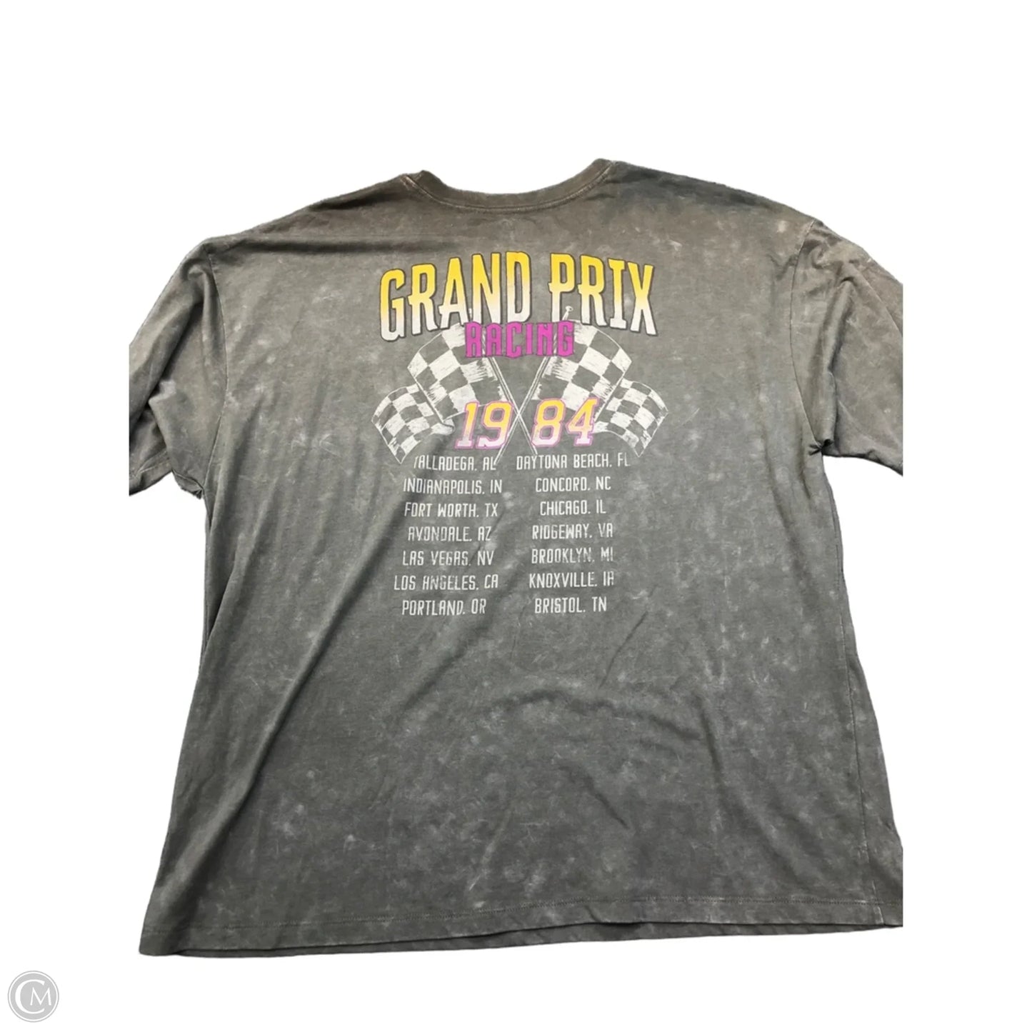 Top Short Sleeve By Mighty Fine In Grey, Size: Xl