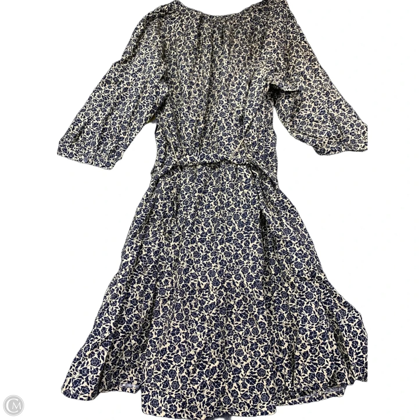 Dress Casual Short By Time And Tru In Black & Cream, Size: Large