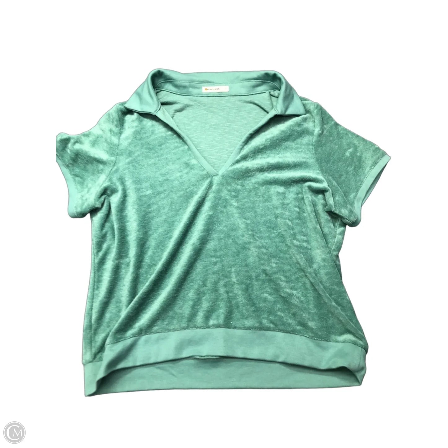 Top Short Sleeve By Marine Layer In Green, Size: L