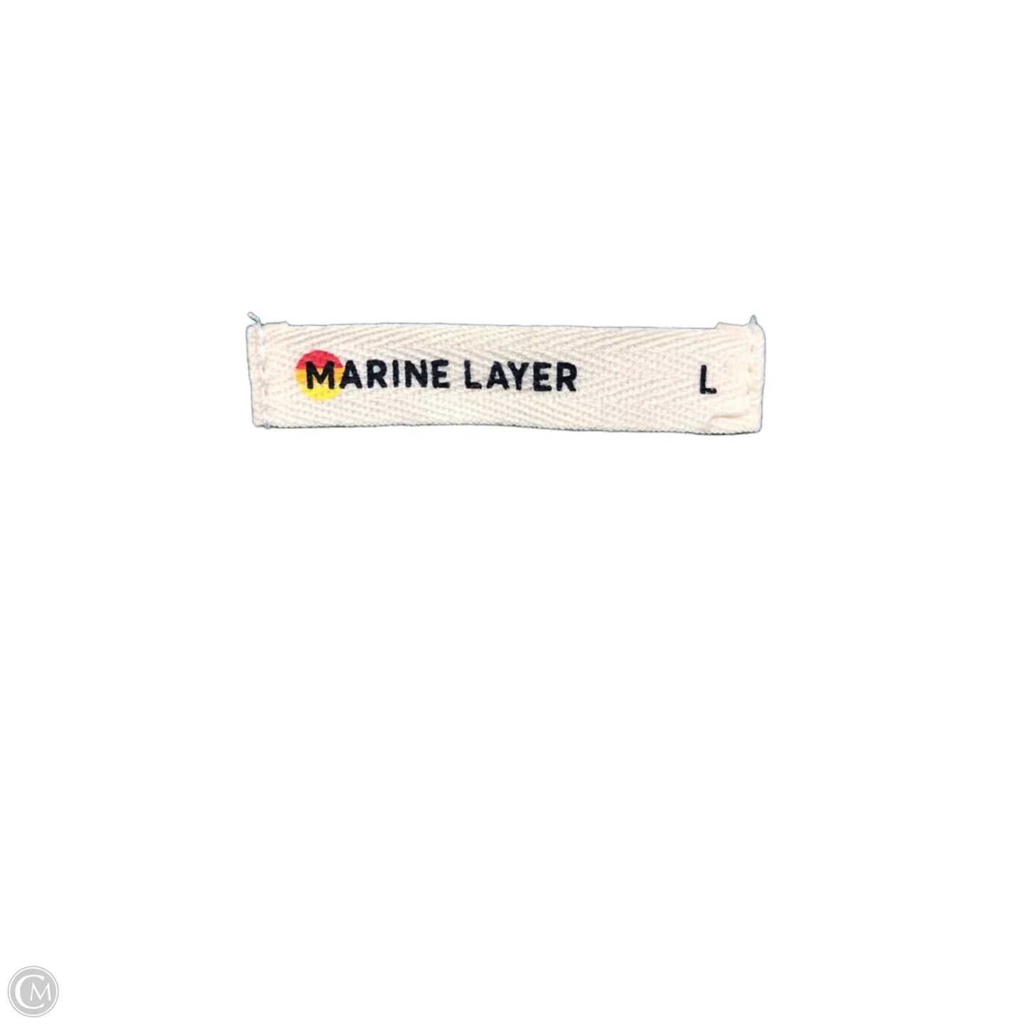 Top Short Sleeve By Marine Layer In Green, Size: L