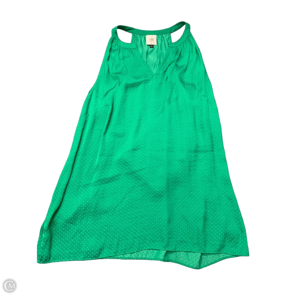 Tank Top By Cabi In Green, Size: M