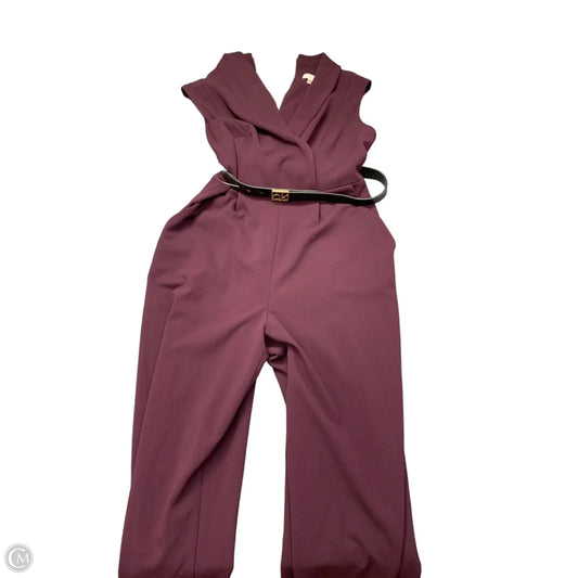 Jumpsuit By Calvin Klein In Purple, Size: 10