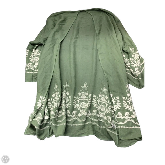 Cardigan By Clothes Mentor In Green, Size: Osfm