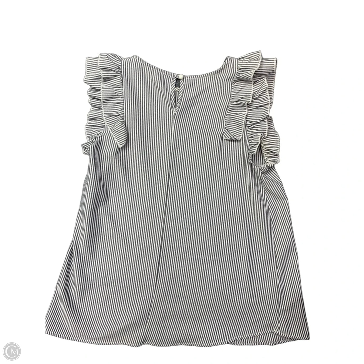 Top Short Sleeve By Hailey & Co In Striped Pattern, Size: S