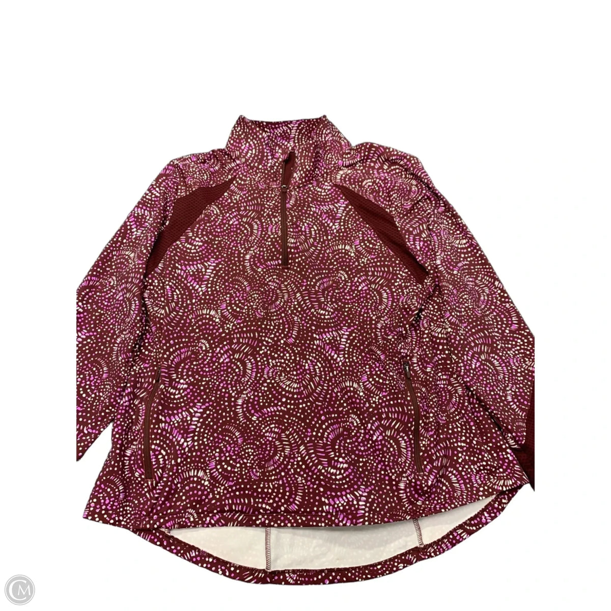 Athletic Sweatshirt Collar By Talbots In Maroon, Size: Xl