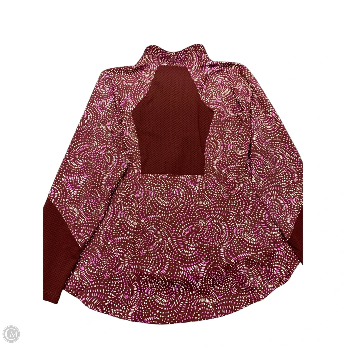 Athletic Sweatshirt Collar By Talbots In Maroon, Size: Xl