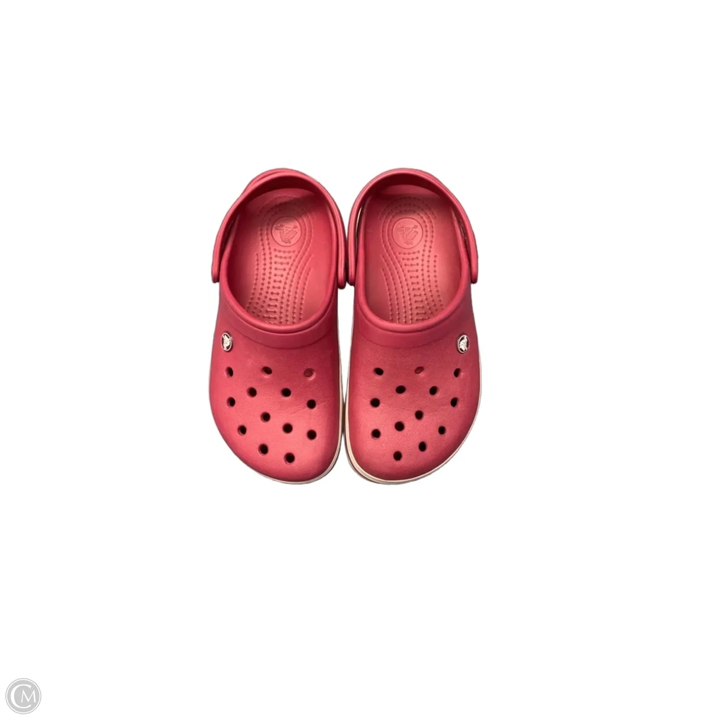 Shoes Flats By Crocs In Red, Size: 7