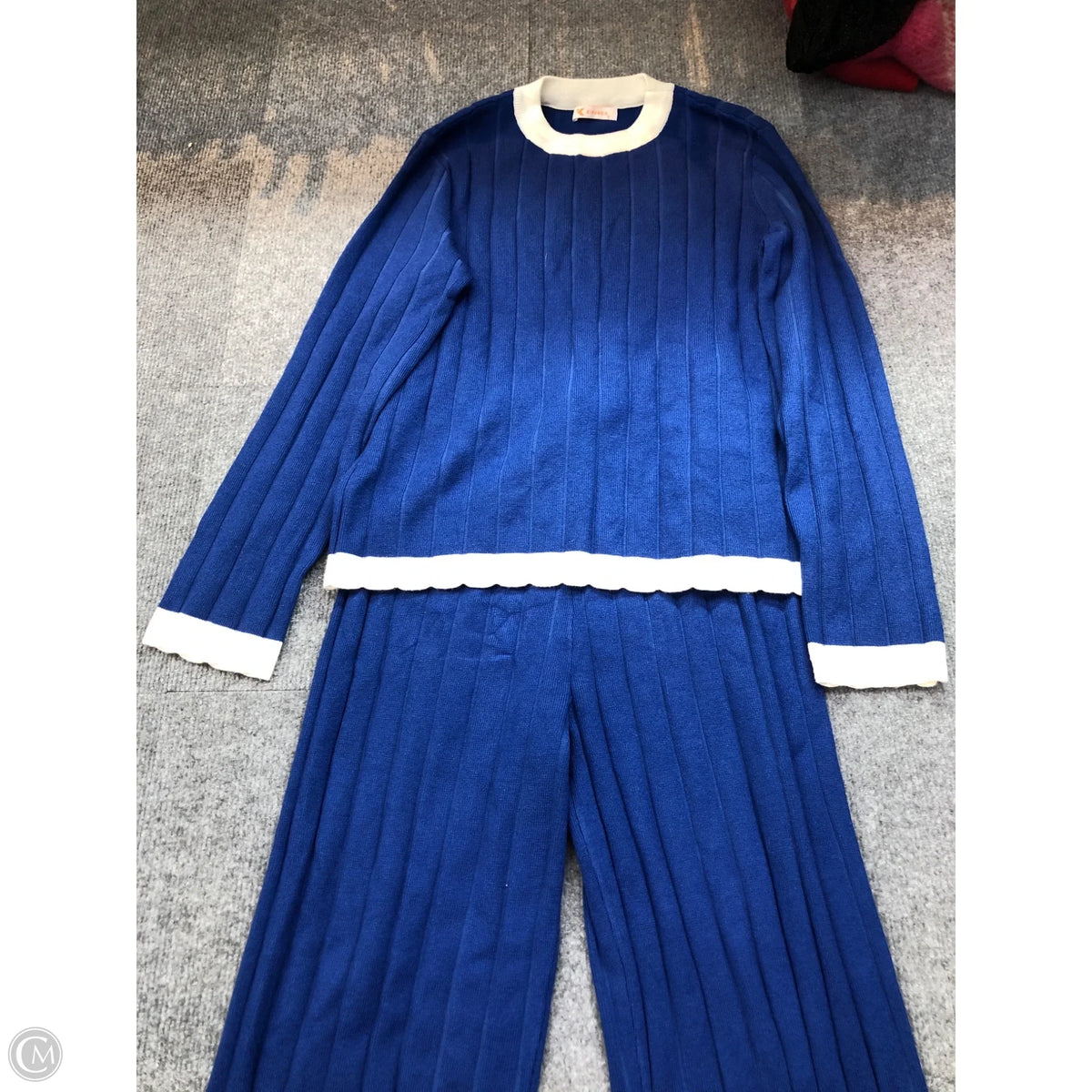 Pants Set 2pc By Kirundo In Blue, Size: S