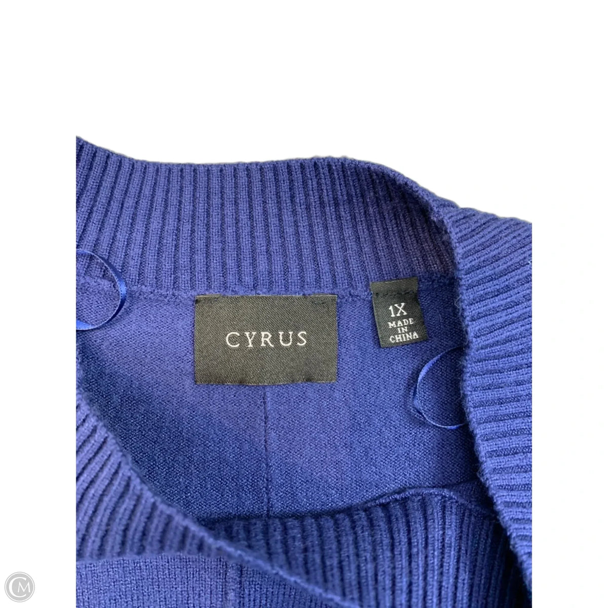 Sweater By Cyrus In Blue, Size: 1x