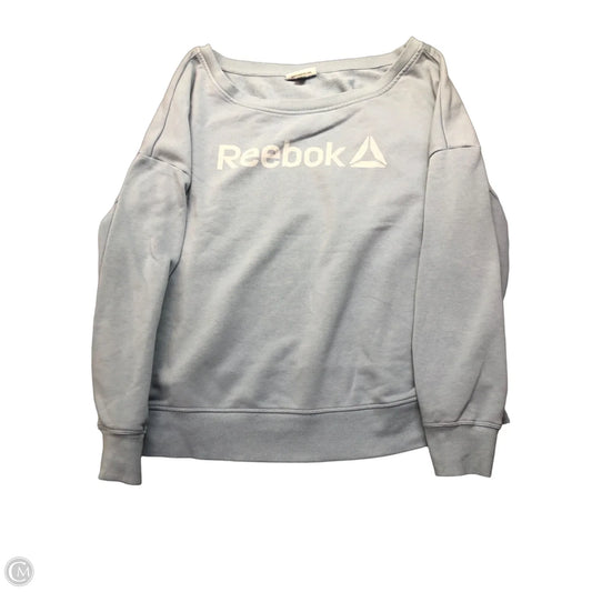 Sweatshirt Crewneck By Reebok In Blue, Size: L