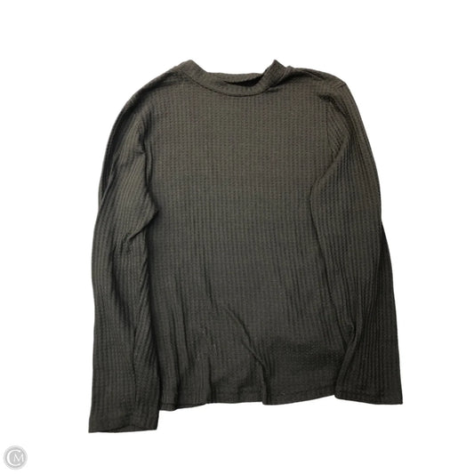 Top Long Sleeve By Shein In Black, Size: 1x
