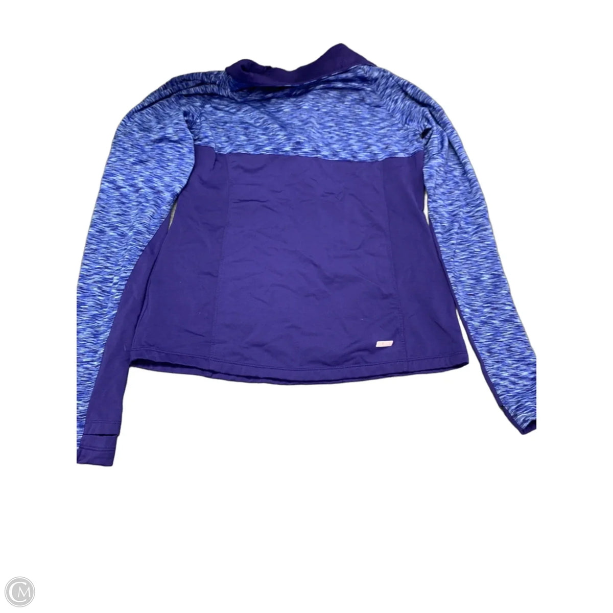 Athletic Sweatshirt Collar By Danskin In Blue, Size: S