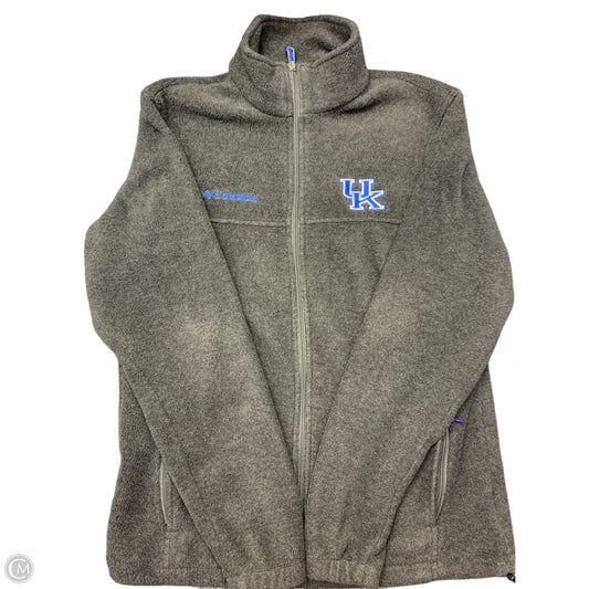 Jacket Fleece By Columbia In Grey, Size: S