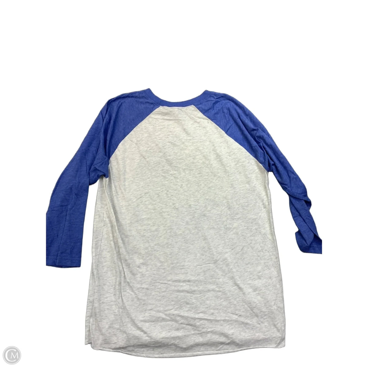 Top Long Sleeve By Next Level In Blue & Grey, Size: L