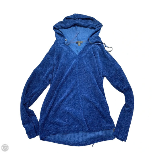 Sweatshirt Hoodie By Tribal In Blue, Size: L