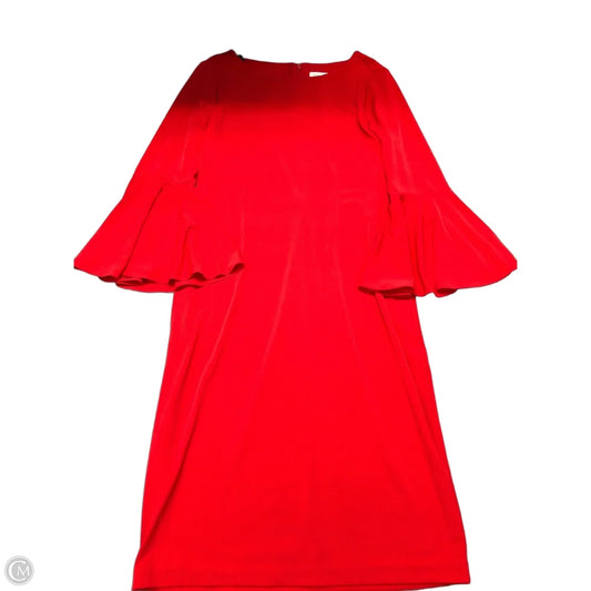 Dress Party Short By Calvin Klein In Red, Size: 6