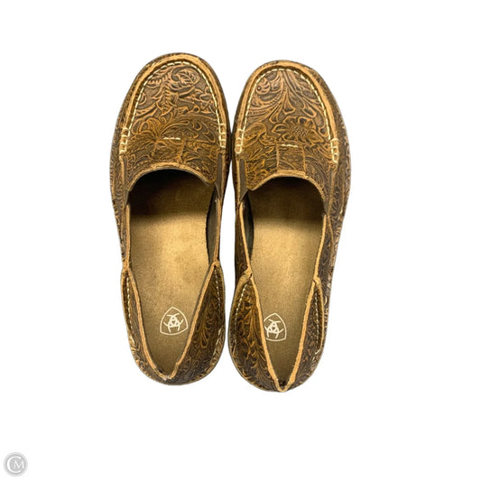 Shoes Flats By Ariat In Brown, Size: 8