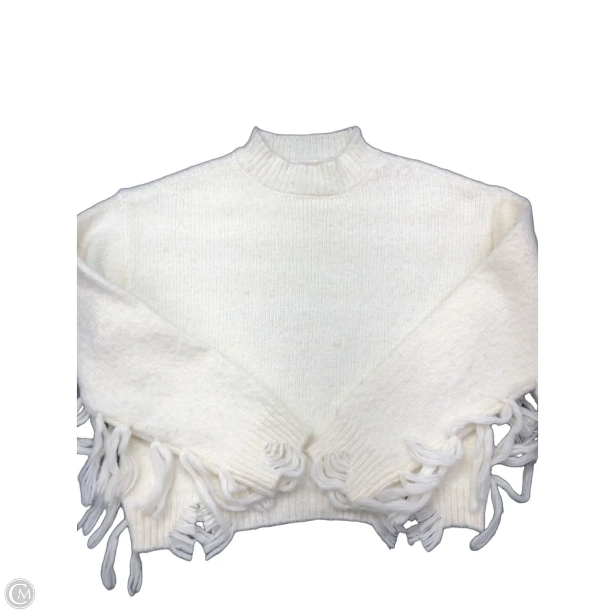 Sweater By Clothes Mentor In White, Size: Xl