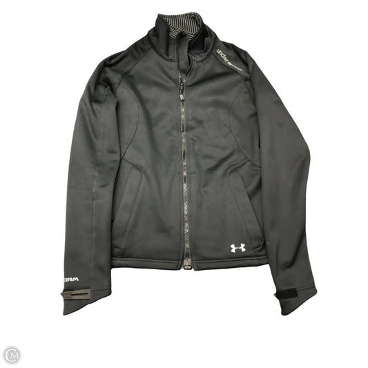 Athletic Jacket By Under Armour In Black, Size: S