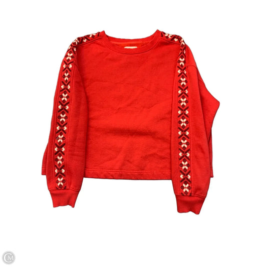 Sweatshirt Crewneck By Lou And Grey In Red, Size: S
