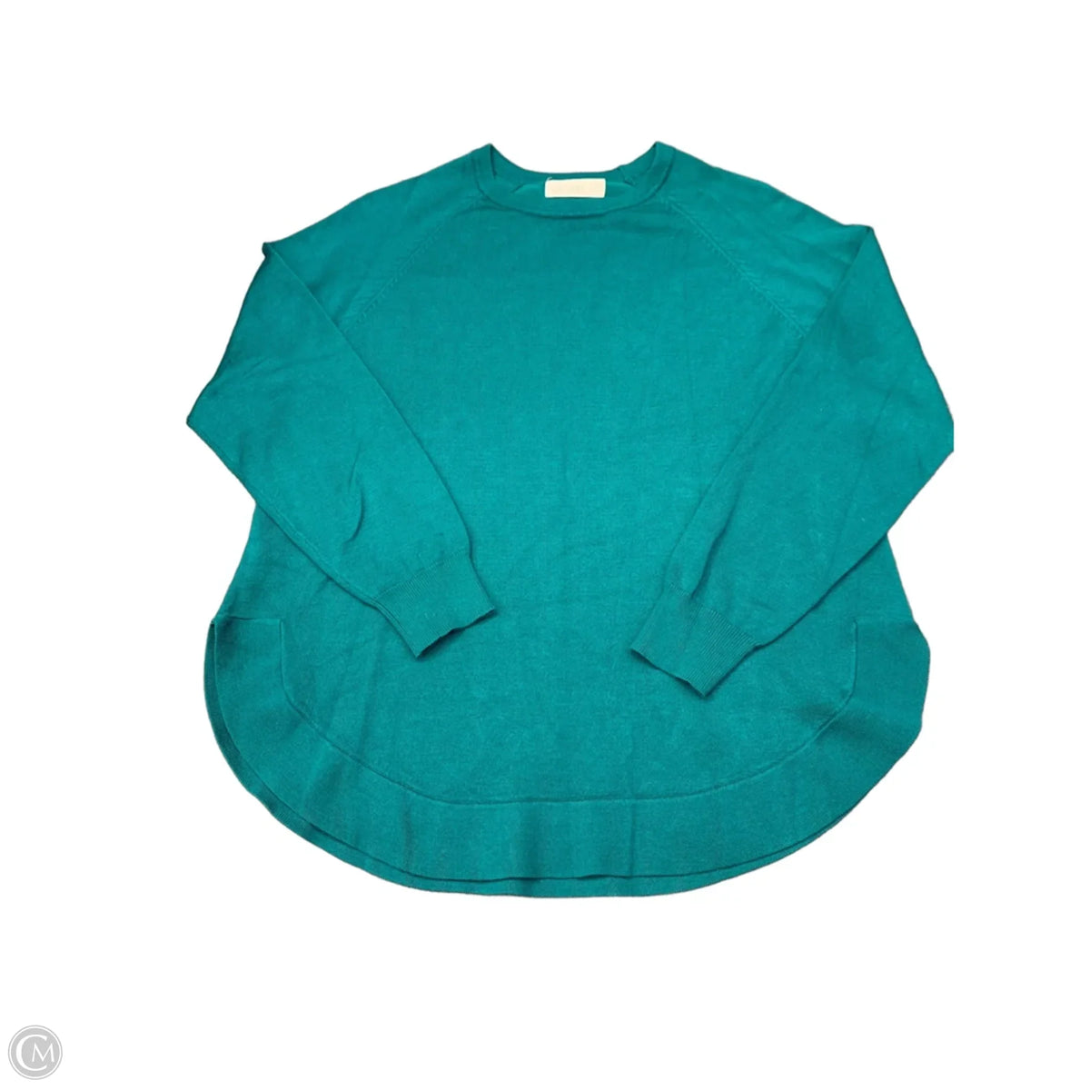 Sweater By Gallery In Aqua, Size: M