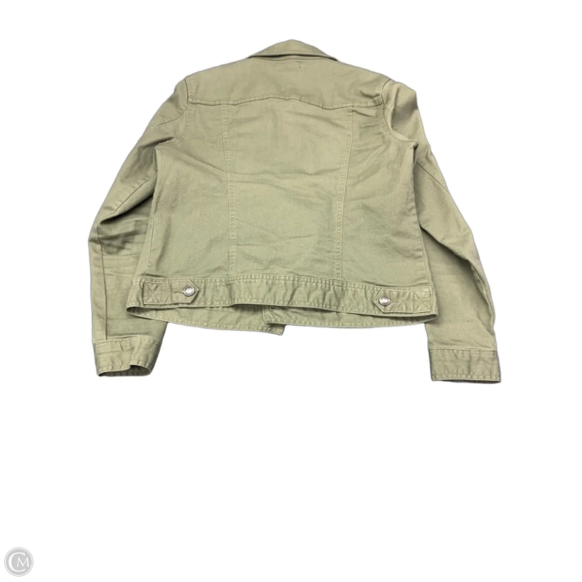 Jacket Denim By Relativity In Green, Size: L