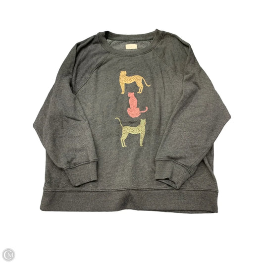 Sweater By Lou And Grey In Grey, Size: Xl