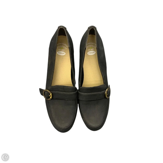 Shoes Heels Wedge By Dr Scholls In Black, Size: 8.5