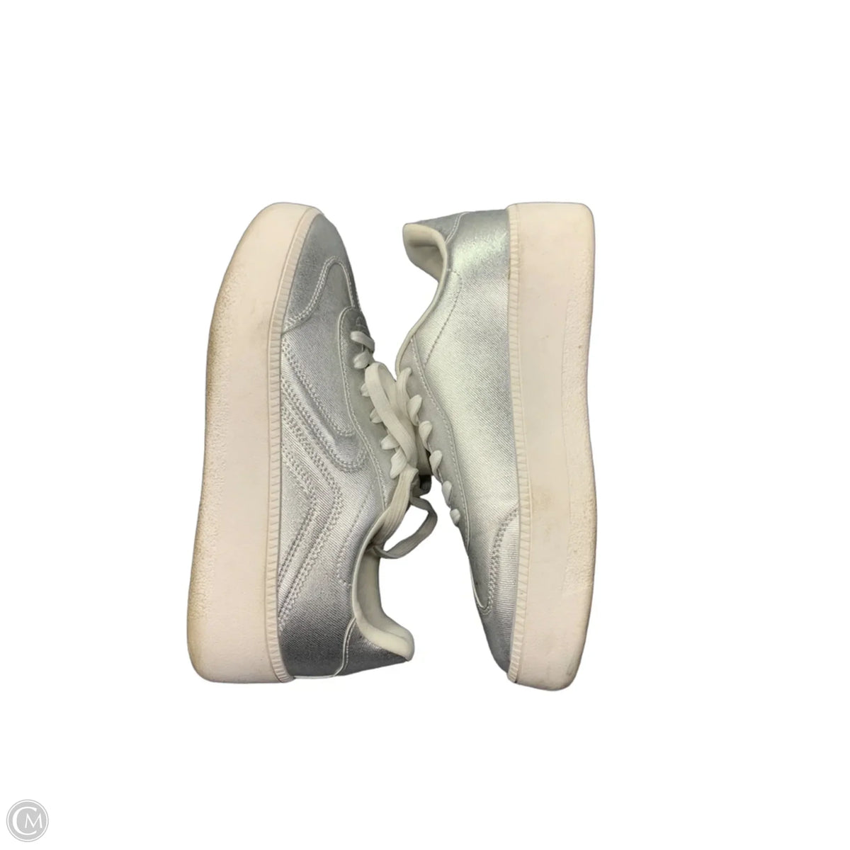 Shoes Sneakers By Call It Spring In Silver, Size: 9