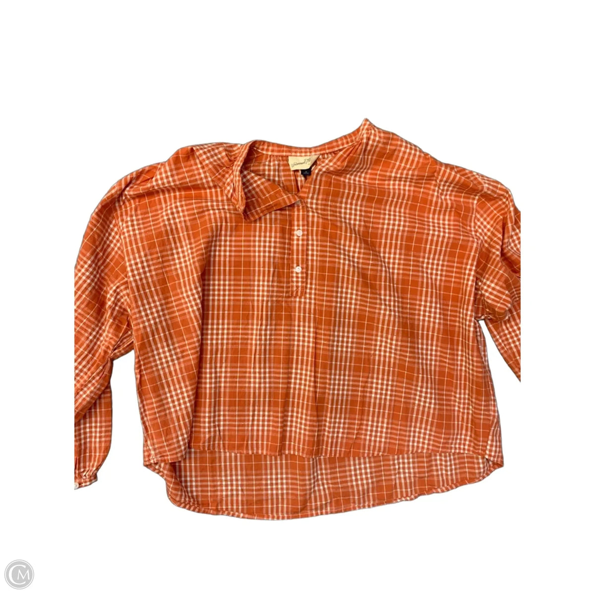 Top Long Sleeve By Universal Thread In Orange, Size: M