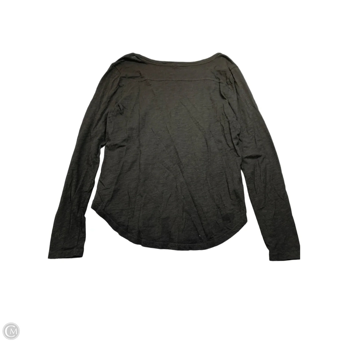 Top Long Sleeve By Loft In Black, Size: M