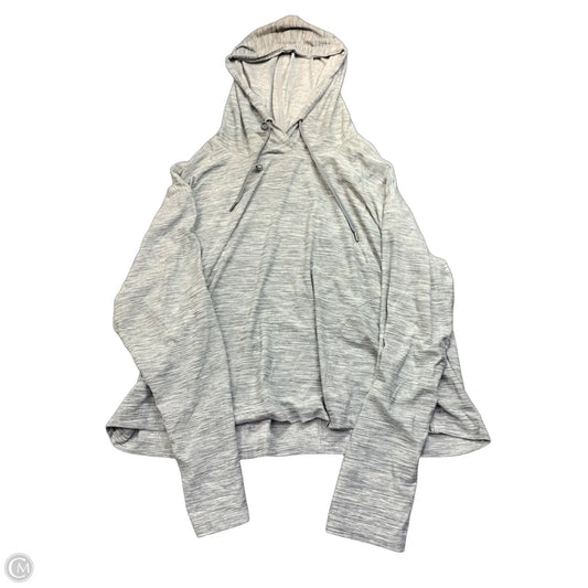 Athletic Sweatshirt Hoodie By Clothes Mentor In Grey, Size: Xl