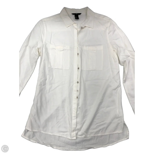 Top Long Sleeve By H&m In White, Size: 6