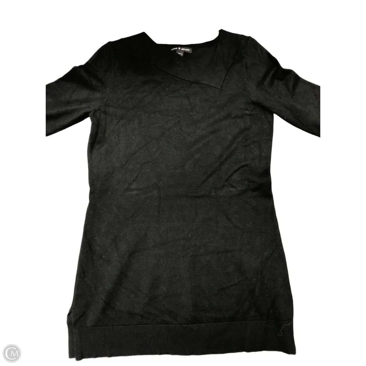 Sweater By Cable And Gauge In Black, Size: S